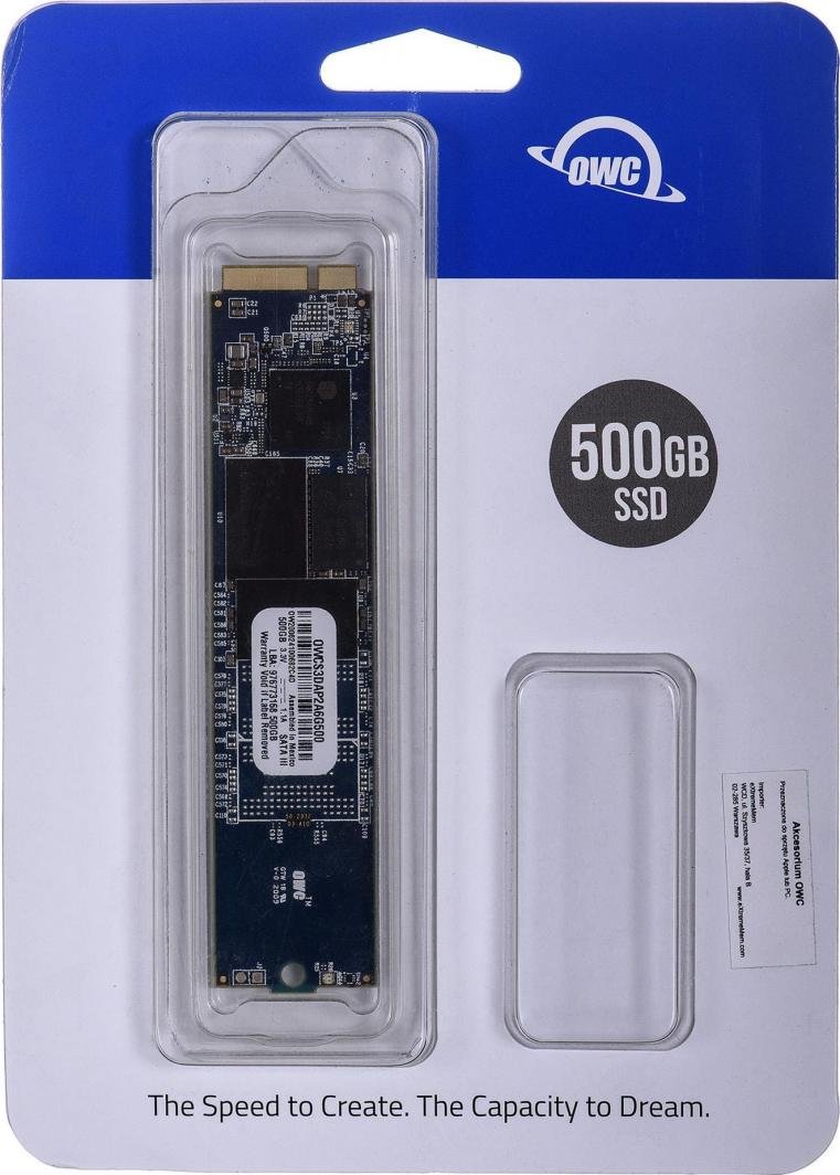 OWC Aura Pro SSD, 500GB, Macbook SSD SATA III - Thumbnail 2