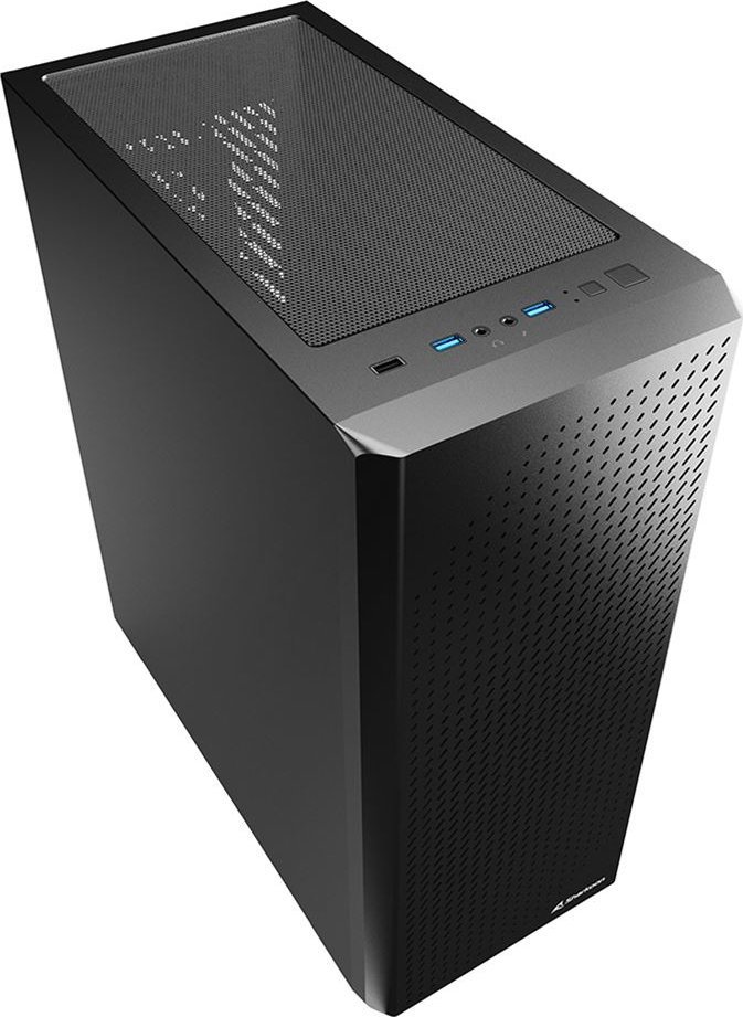 Sharkoon VS9 Case, Black, Midi Tower - Thumbnail 3