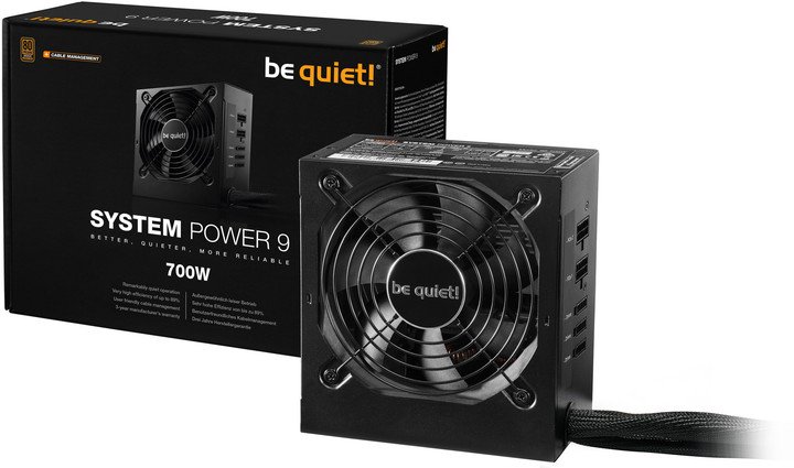 Be quiet! System Power 9 CM BN303 Power Supply, 700W - Thumbnail 3