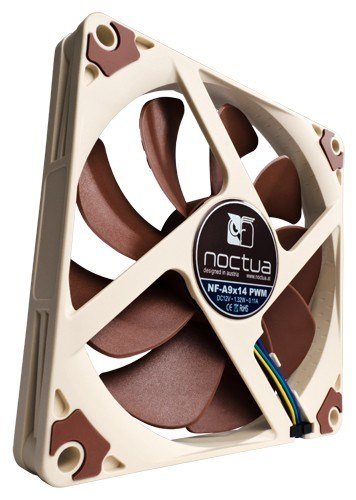 Noctua NF-A9X14 PWM Fan, 9.2 cm, Brown - Thumbnail 2