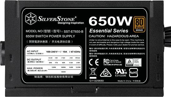 SilverStone ET650-B Power Supply, 650W - Thumbnail 7