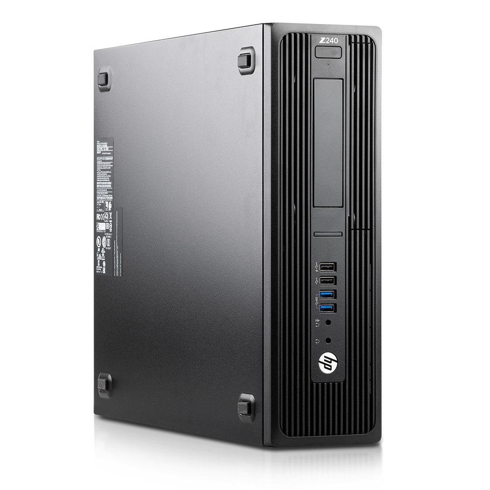 HP Z240 SFF Workstation, Intel Xeon E3-1240 V5, 16GB RAM, 256GB SSD, Used - Image 1