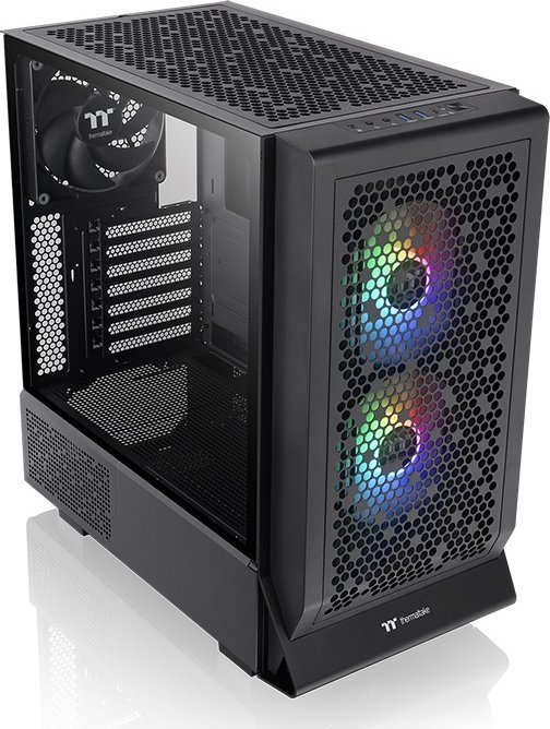 Thermaltake Ceres 330 TG ARGB Case, Black, Midi Tower - Image 1