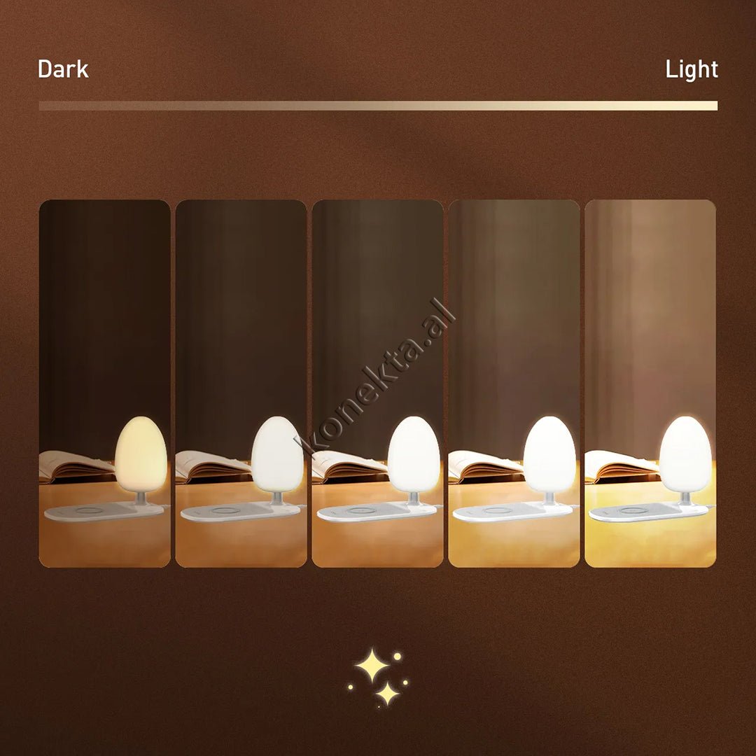 LDNIO Wireless Charger 15W with LED Night Light RGB - Thumbnail 11