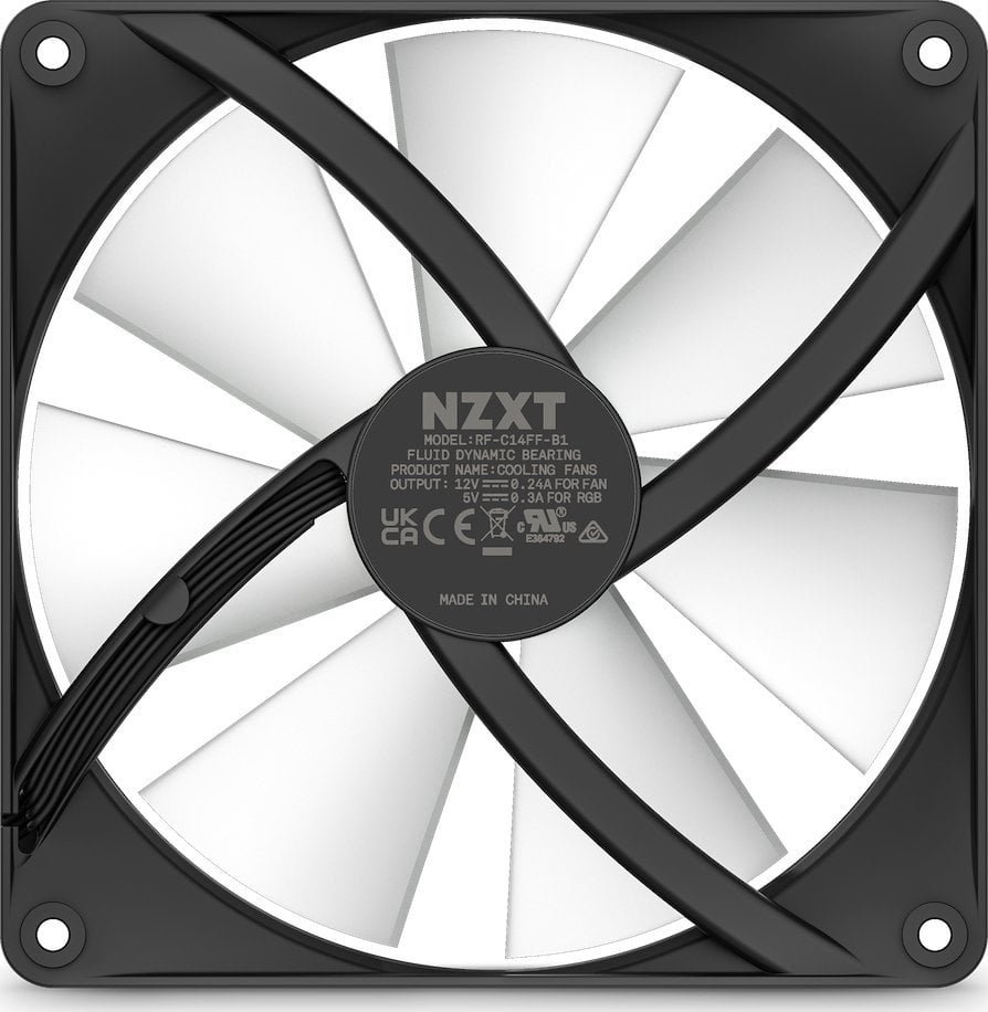NZXT F140 RGB Core Fan, 140 mm - Thumbnail 5