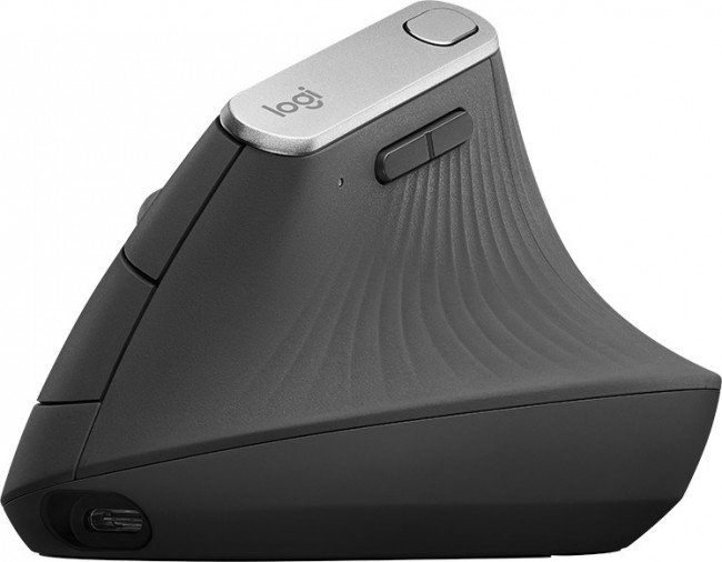 Logitech MX Vertical Mouse, Black - Thumbnail 4