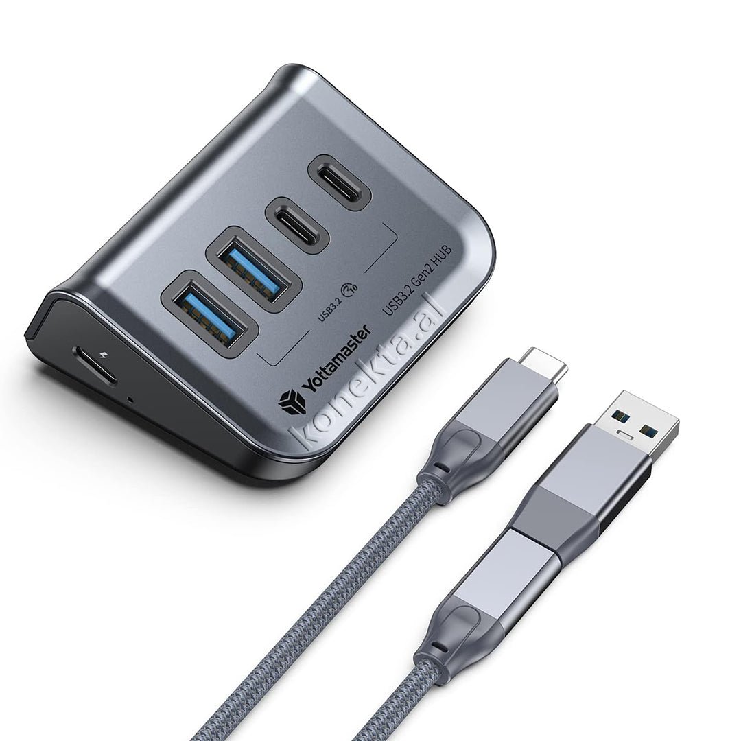 YottaMaster Type-C HUB 10Gbps 4-in-1 with Type-C Cable - Image 1