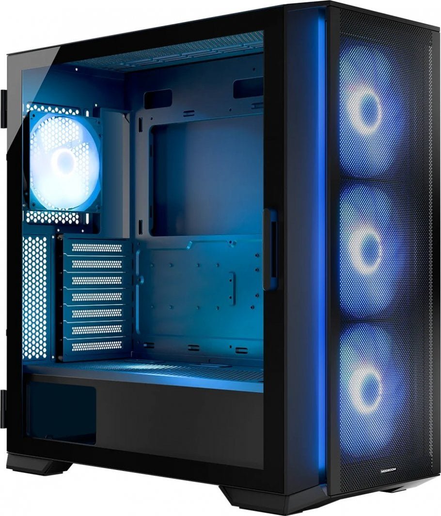 Modecom Horizon Flow ARGB Case, Black, Midi Tower - Image 1