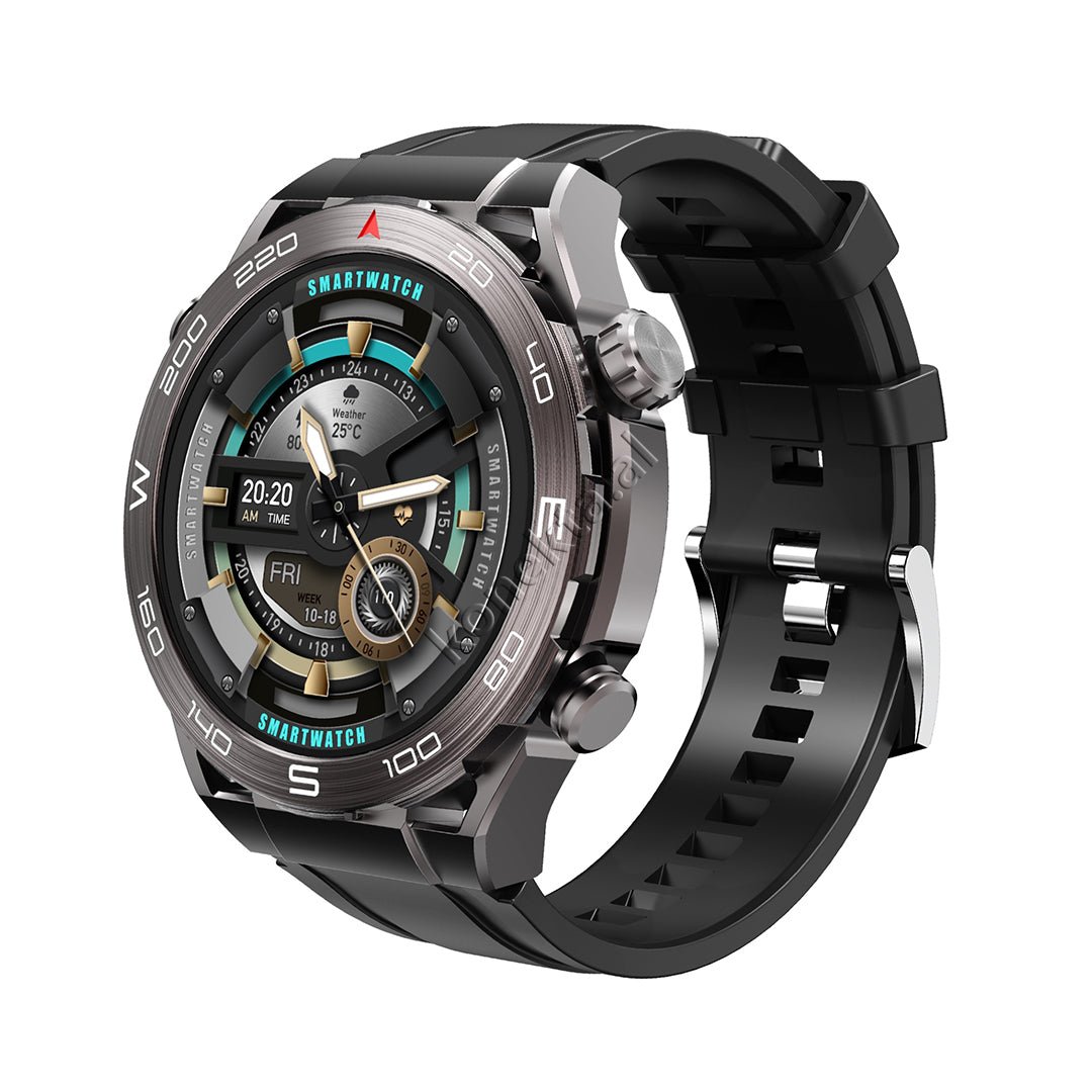 Moxom MX-WH08 Smartwatch, 1.5 Inch, Black - Image 1
