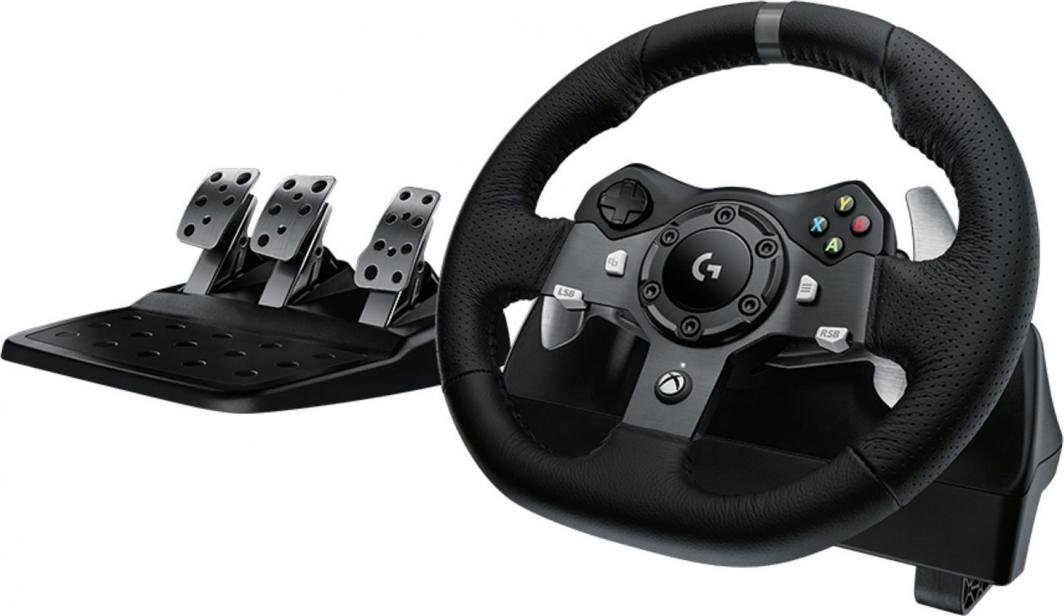 Logitech G920 Racing Wheel, Black - Image 1