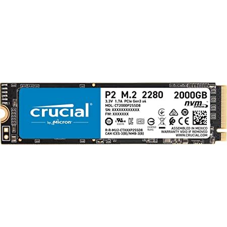Crucial P2 NVME 2TB SSD - Image 1