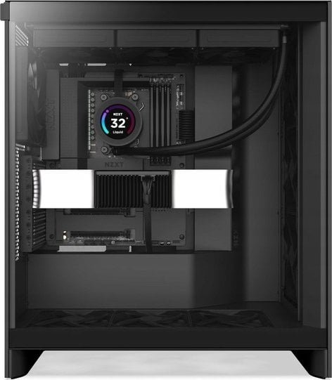 NZXT H7 Flow Case, Black, Midi Tower - Thumbnail 4