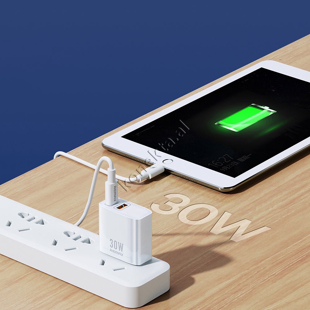 REMAX 30W Charger, White - Thumbnail 6