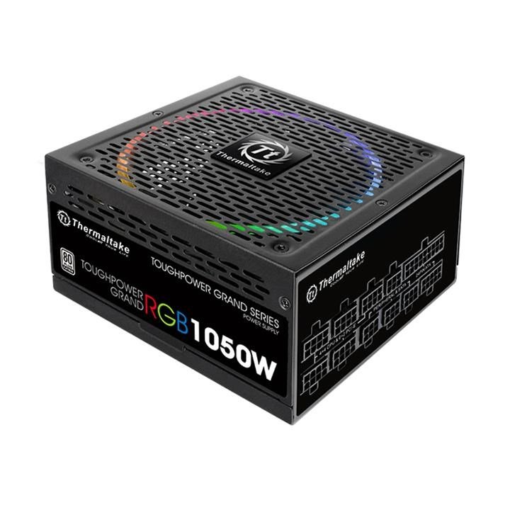 Thermaltake Toughpower Grand Riing Power Supply, 1050W, 80 PLUS Platinum, 140mm, Black - Thumbnail 4