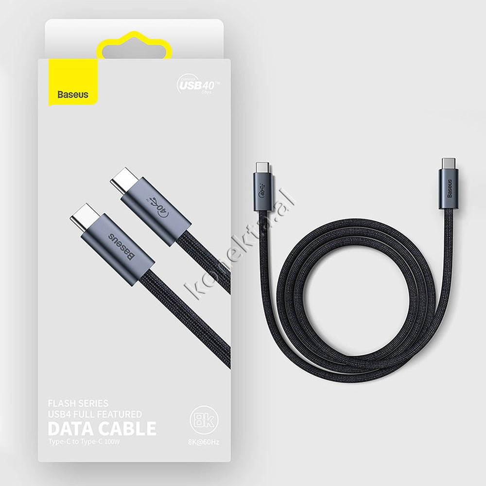 Baseus UBS4 Type-C Cable, 100W, 1m - Thumbnail 17