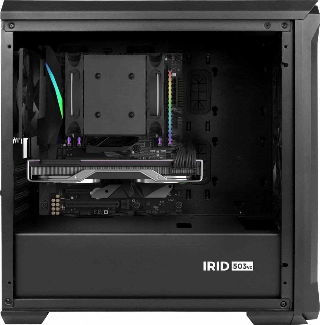 Genesis Irid 503 V2 Case, Mini Tower - Thumbnail 6