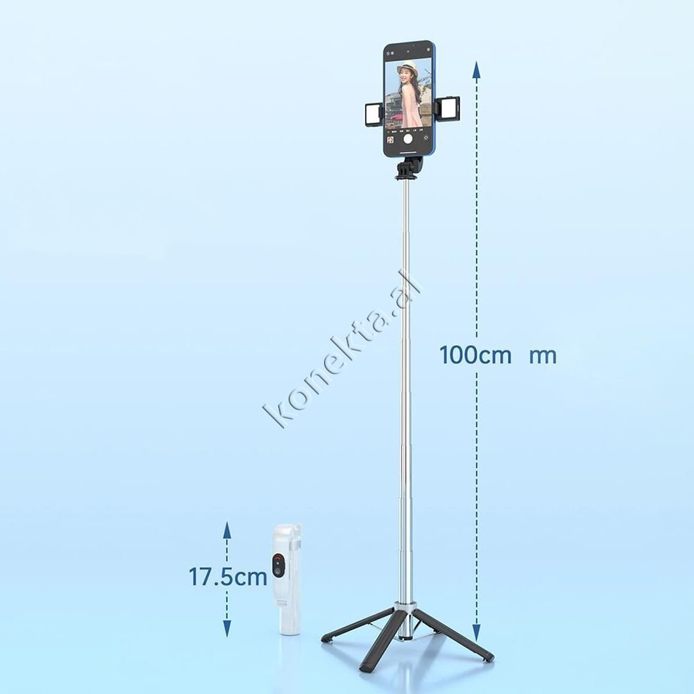 Baseus Tripod with Bluetooth and Digital Panel for Selfie or Live Video - Thumbnail 7