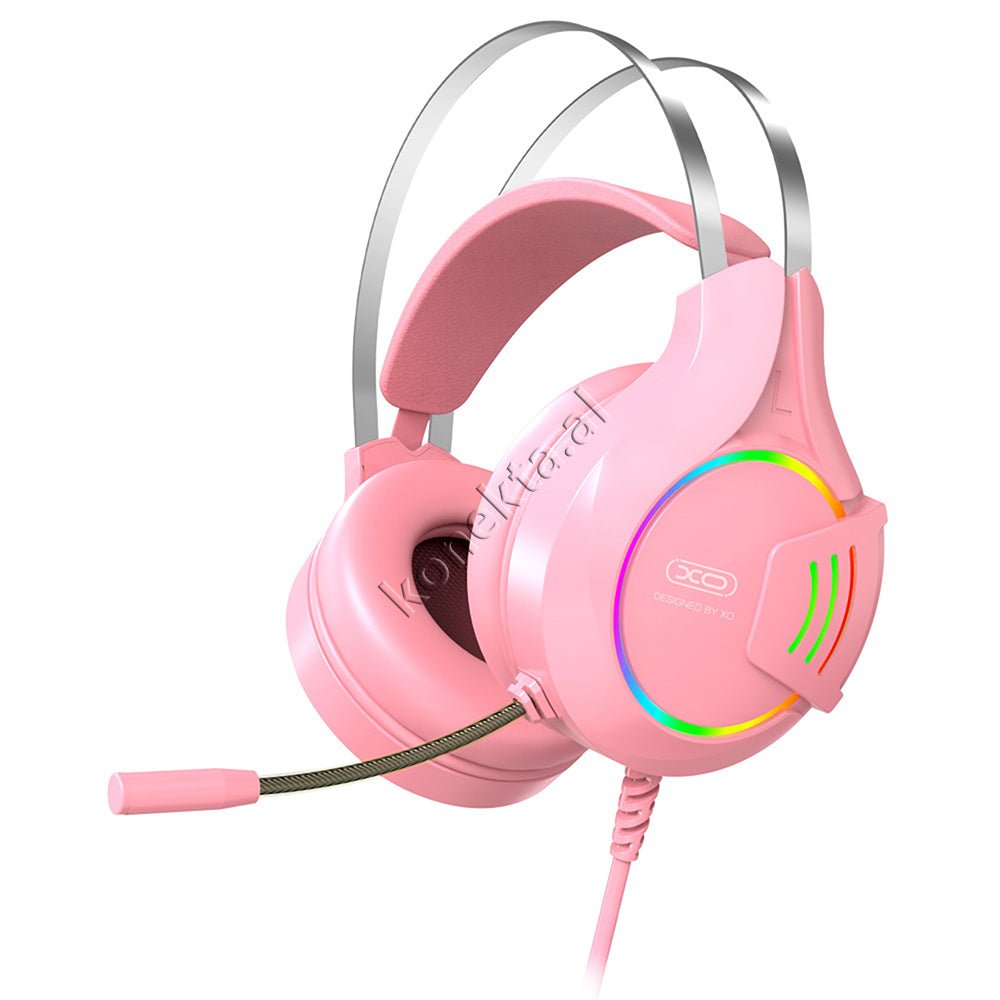 XO Gaming Headphones, Black / Rose - Thumbnail 9