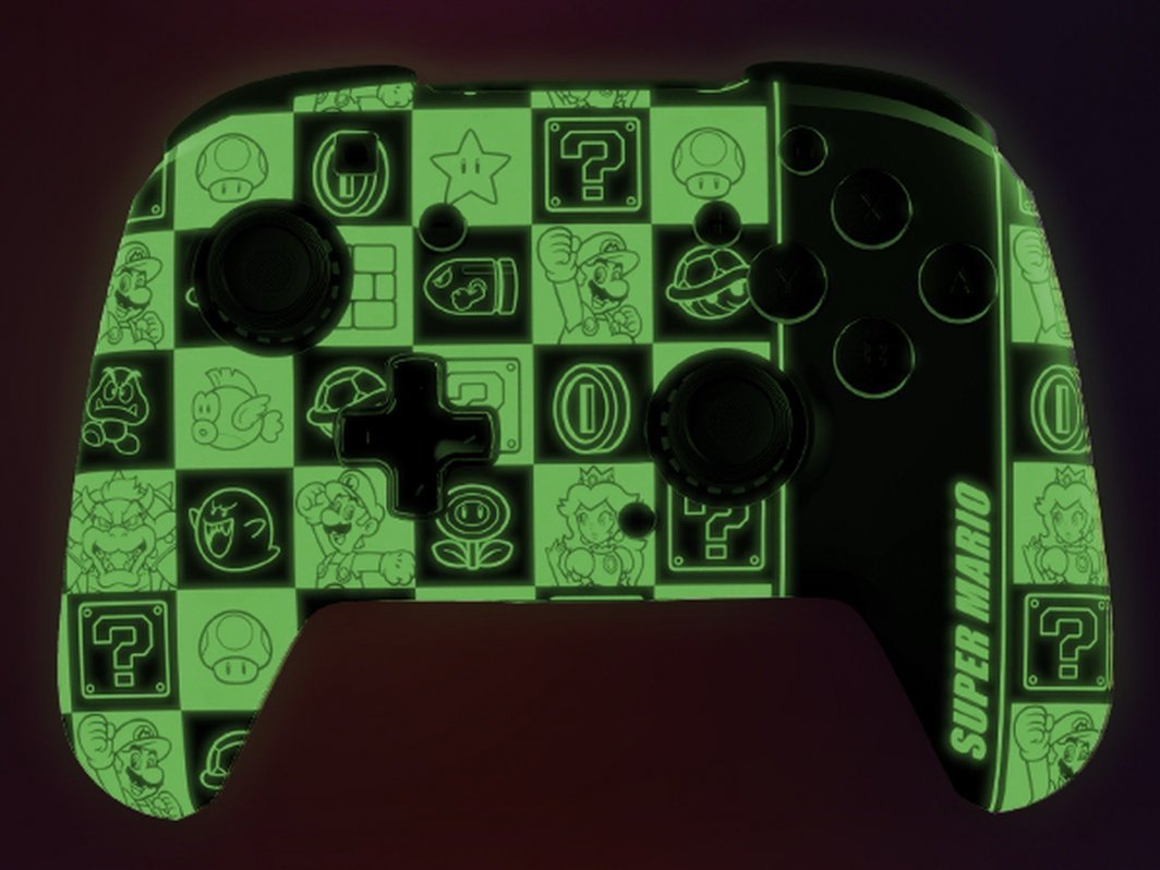 PDP Rematch Controller, Glow in the Dark, Wireless, Multicolor - Thumbnail 3