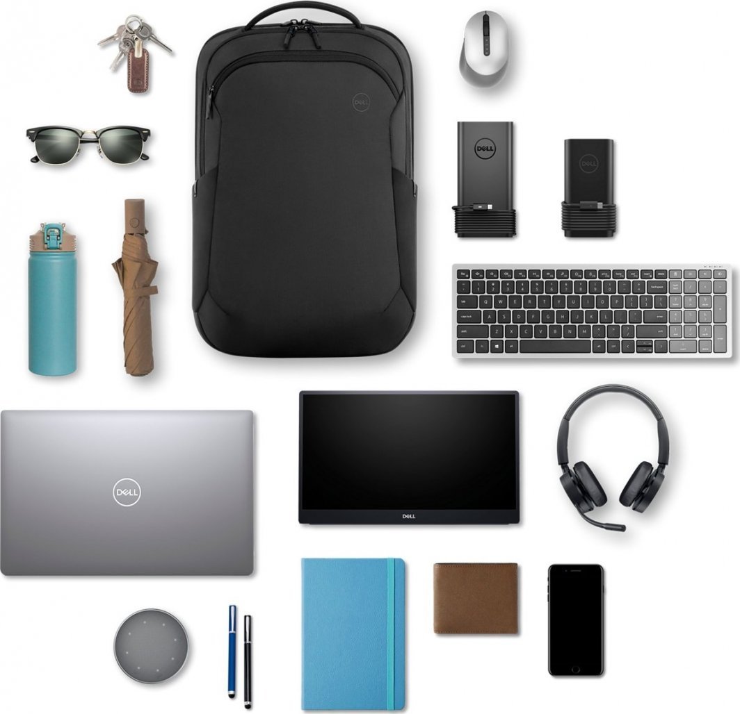 Dell Ecoloop Pro 15 Backpack, Black - Thumbnail 6