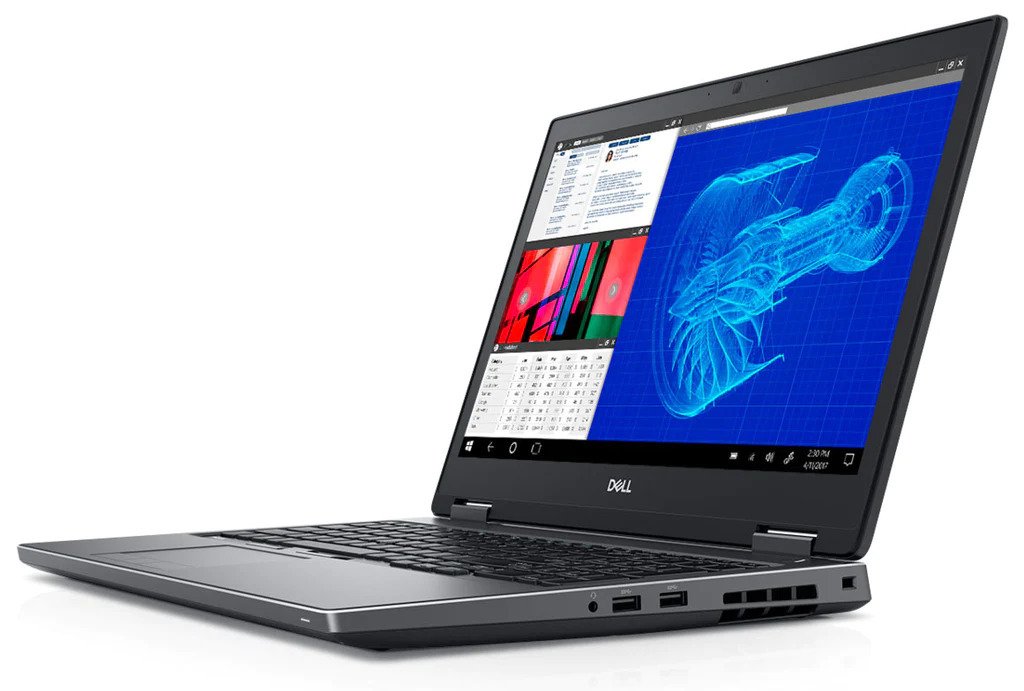 DELL Precision 7530 Laptop, 15.6 inch, Core i7-8850H, 32GB RAM, 768GB SSD, Used - Thumbnail 3