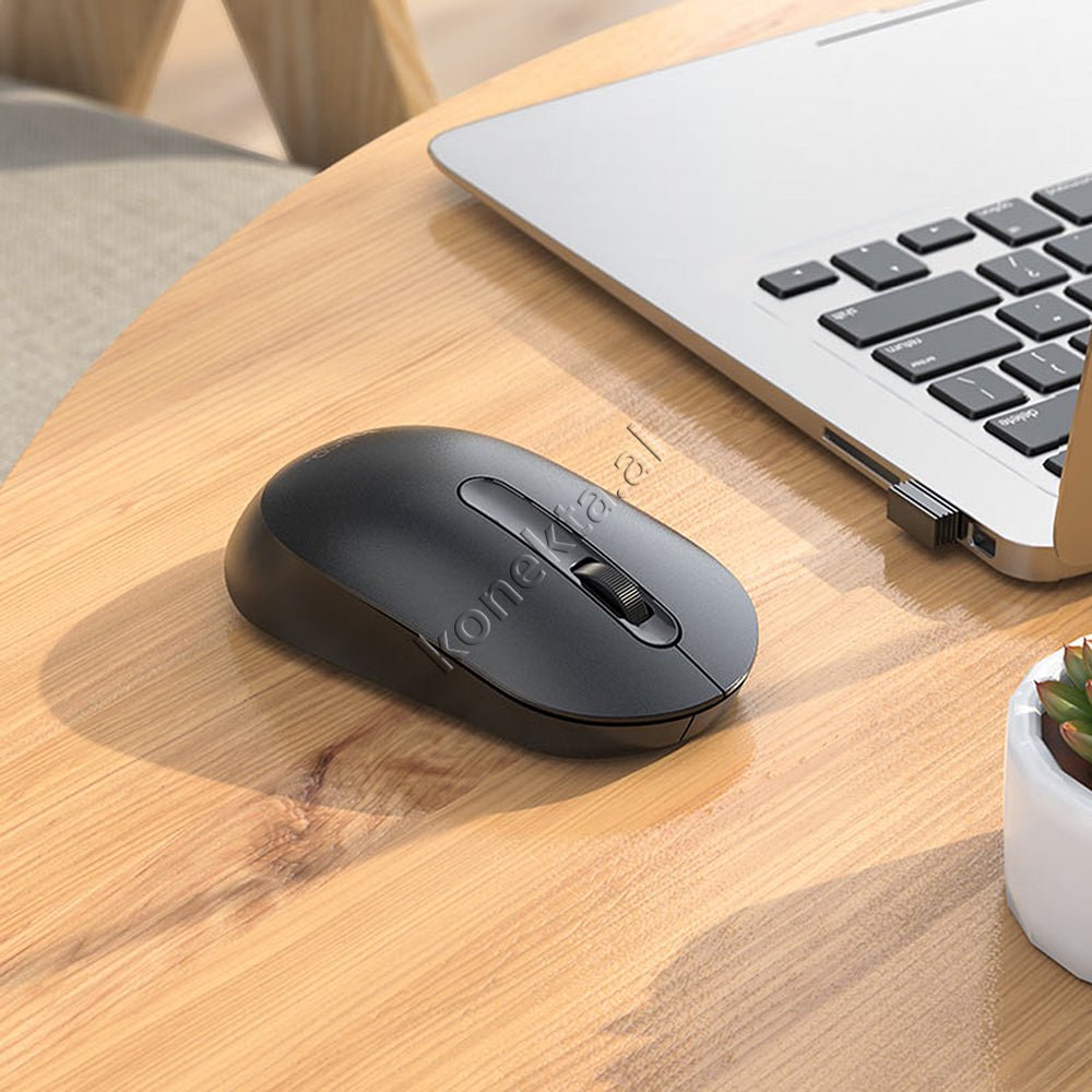 Hoco Wireless Mouse, Black - Thumbnail 3