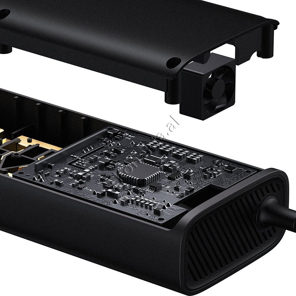 Baseus 150W Energy Converter, 4 Ports, Black - Thumbnail 6