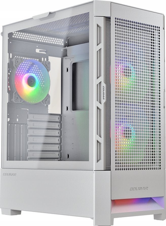 Cougar Airface RGB Case, White, Midi Tower - Thumbnail 4