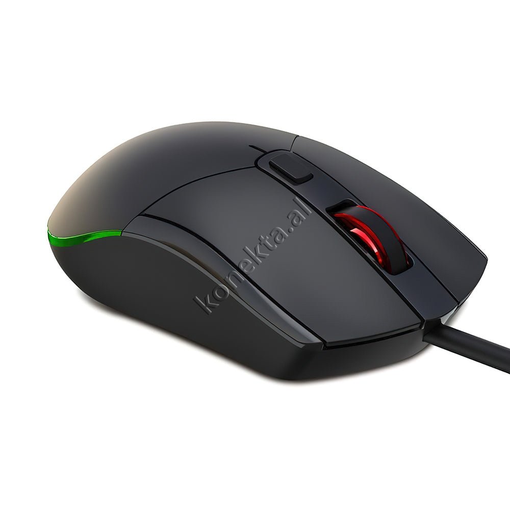 XO M5 Mouse, Black, Gaming, With Lighting - Thumbnail 4