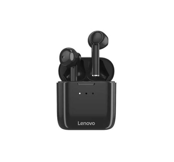 Lenovo QT83 Headphones, Black - Image 1