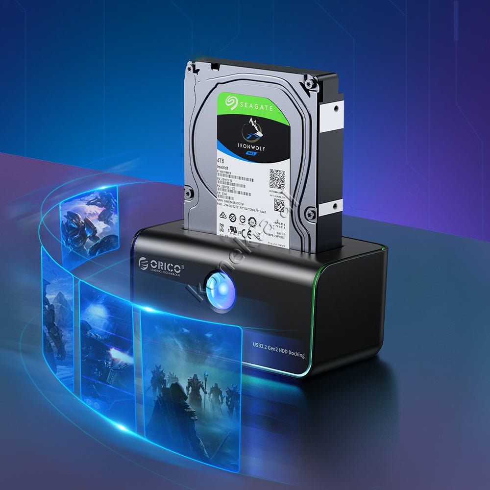 Orico Hard Disk Reader with Type-C Port and RGB Light - Thumbnail 11
