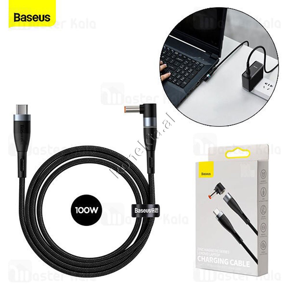 Baseus Kabell Karikimi Magnetik Type-C Per Laptop Lenovo 100w - Thumbnail 4