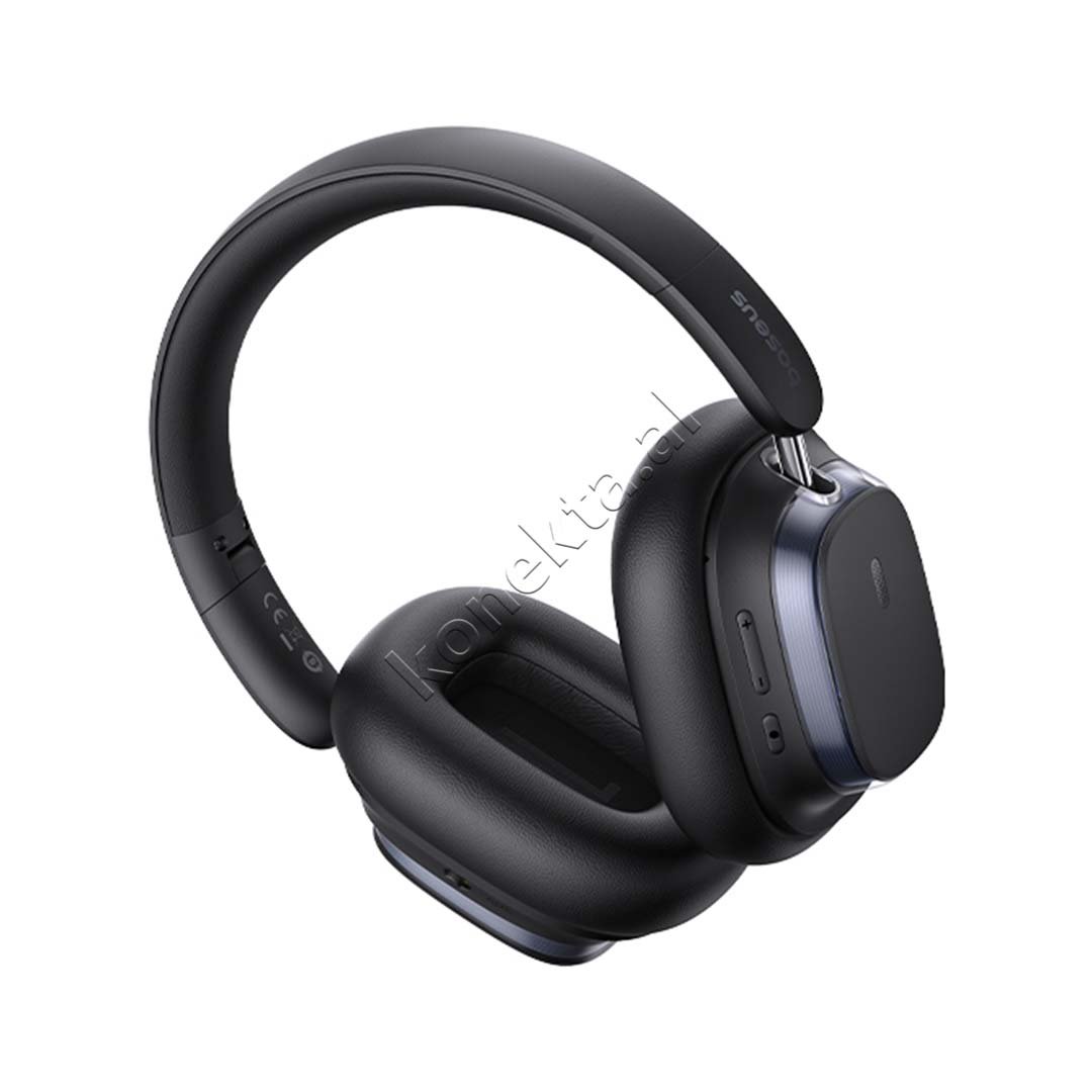 Baseus Bluetooth Headphones, Black, White - Thumbnail 4