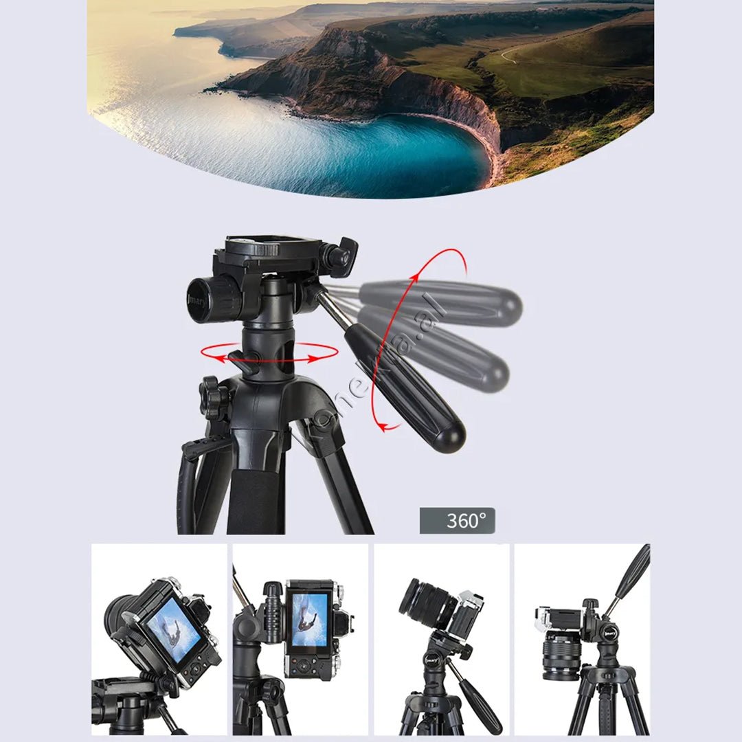 Jmary Trekëmbesh Tripod, Çmontueshëm, Monopod, 54cm-180cm - Thumbnail 4