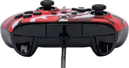 PowerA Enhanced Red Camo Controller, Wired, White / Red - Thumbnail 6