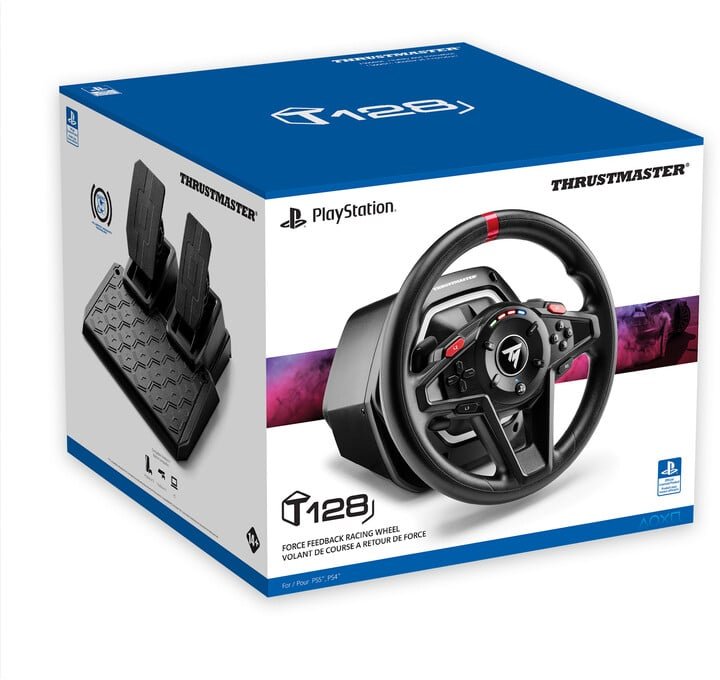 Thrustmaster T128 Racing Wheel and Pedals (PC, PS4, PS5) - Thumbnail 4