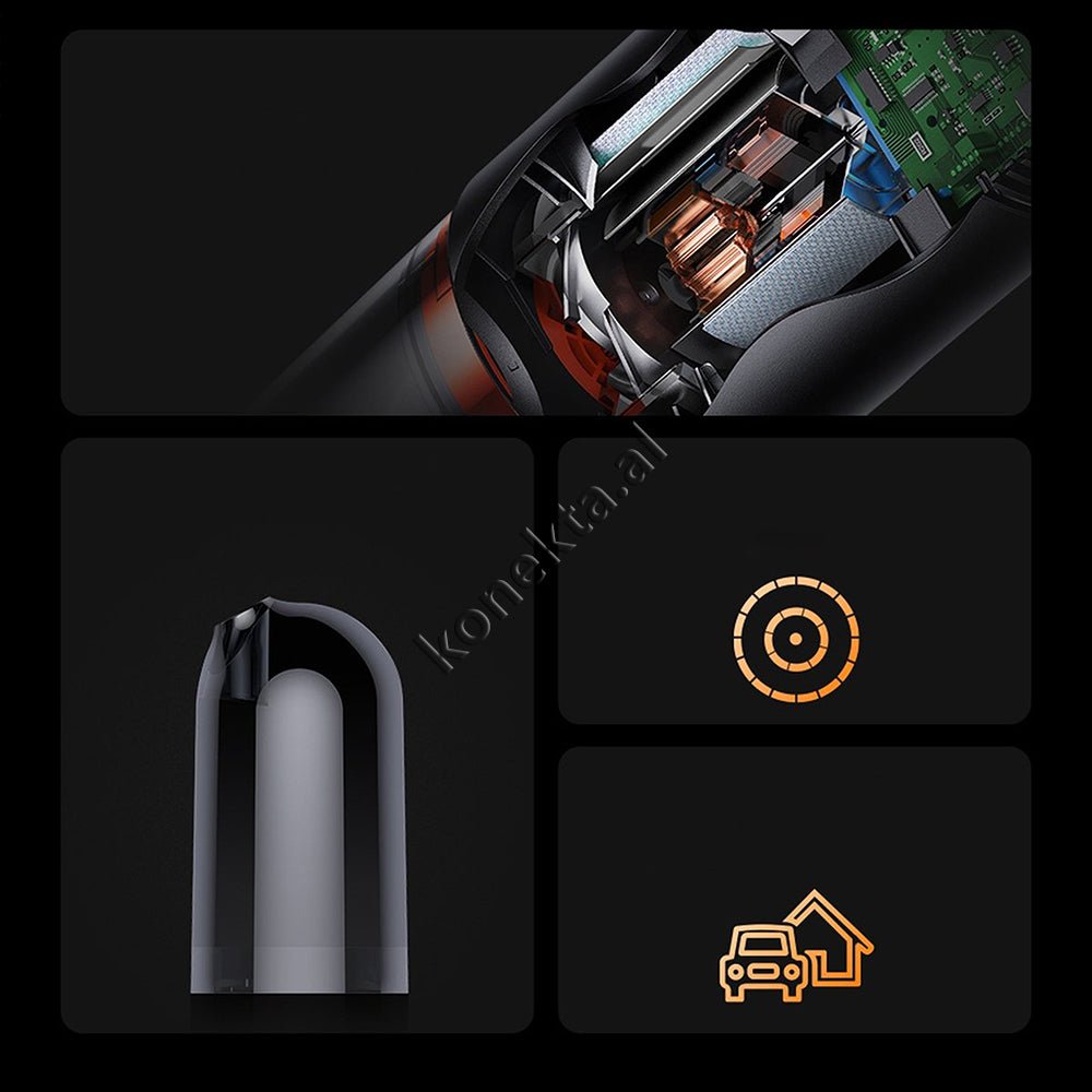Baseus Vacuum Cleaner, Dark Gray - Thumbnail 10