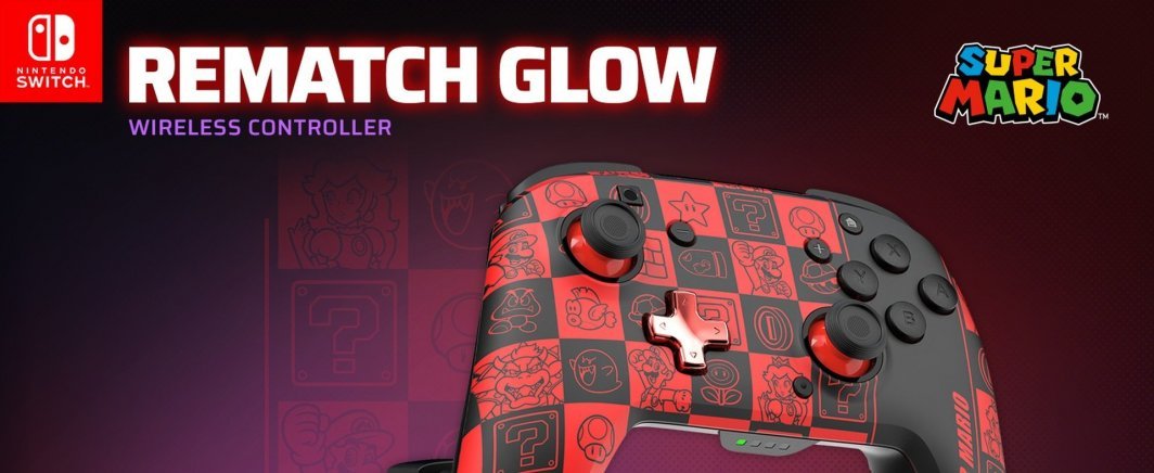 PDP Rematch Controller, Glow in the Dark, Wireless, Multicolor - Thumbnail 15