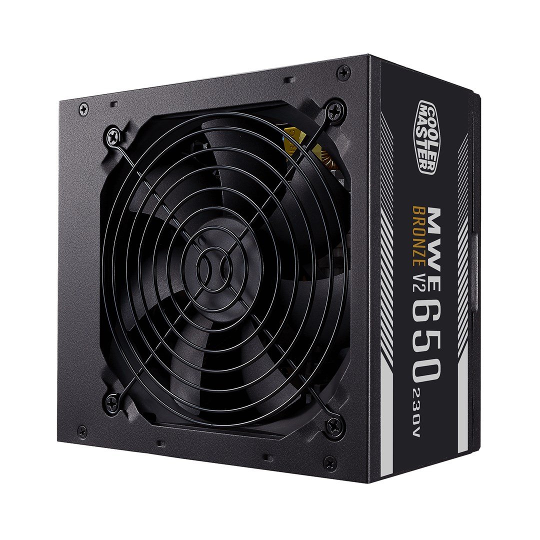 Cooler Master MWE 650 Bronze 230V V2 Power Supply, 24-pin ATX, 650 W, Black - Image 1