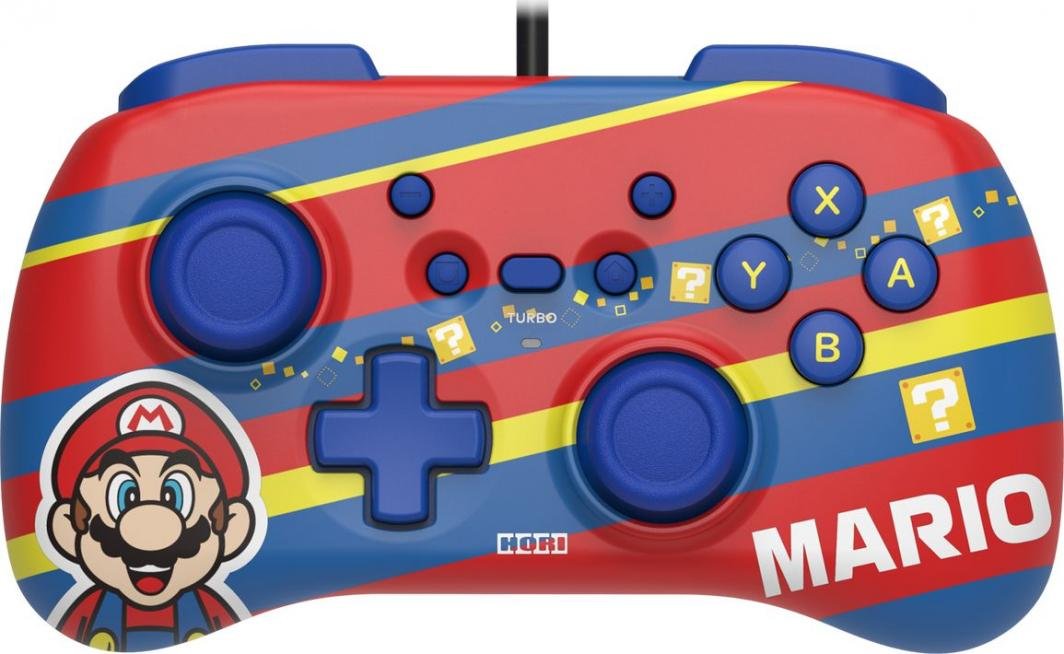 Hori Horipad Mini Mario Controller, Wired, Multicolor - Image 1