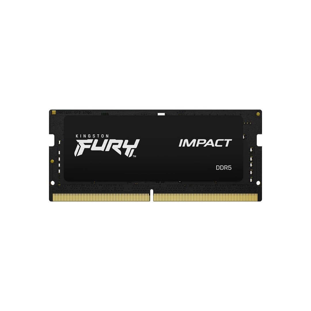 Kingston FURY Impact Memory 16GB DDR5, 4800MT/s, SODIMM CL38, Black - Thumbnail 16