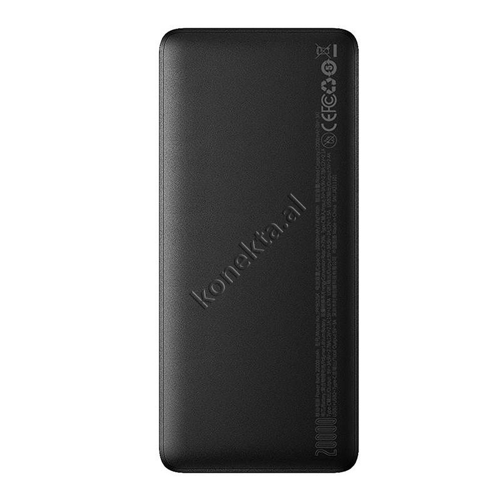 Baseus 20000mAh Power Bank, 25W, 3 Ports, Black / White - Thumbnail 4