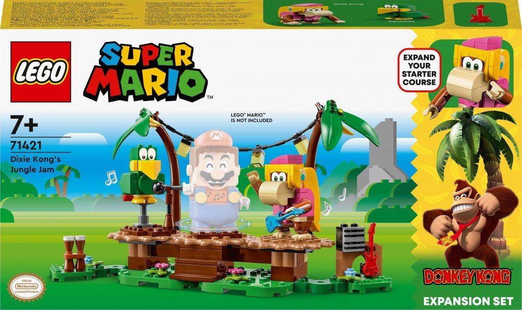 LEGO Super Mario 71421 Dixie Kong and the Jungle Concert - Expansion Set - Image 1