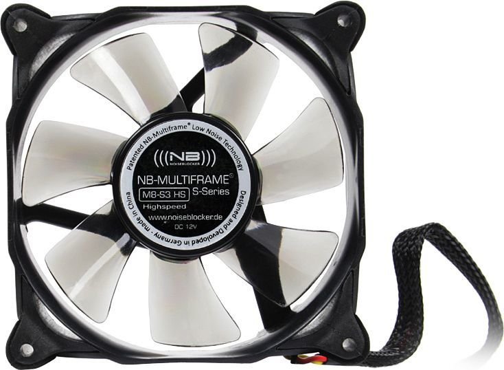 Noiseblocker Multiframe M8-S3 HS Fan, 80 mm - Image 1