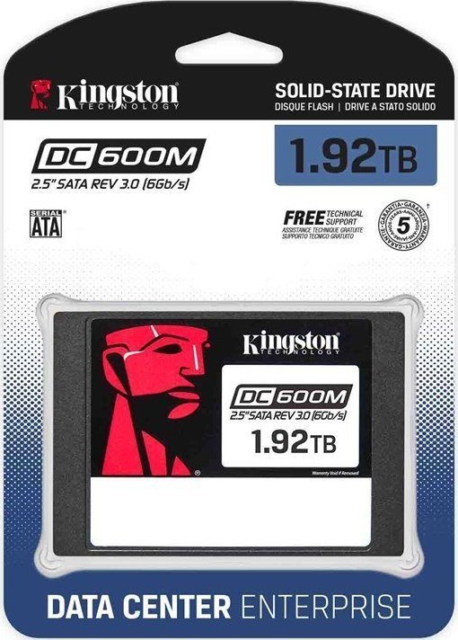 Kingston DC600M SSD, 2TB, 2.5" SATA III - Thumbnail 3