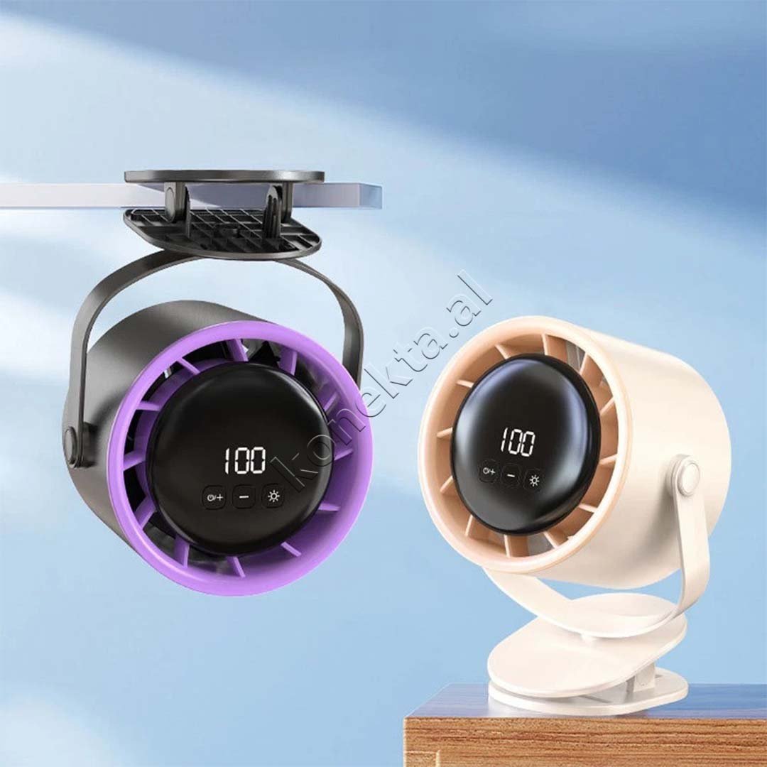 tjetertjeter Freskuese Ventilator Me Drite Dhe Kapese - Thumbnail 6