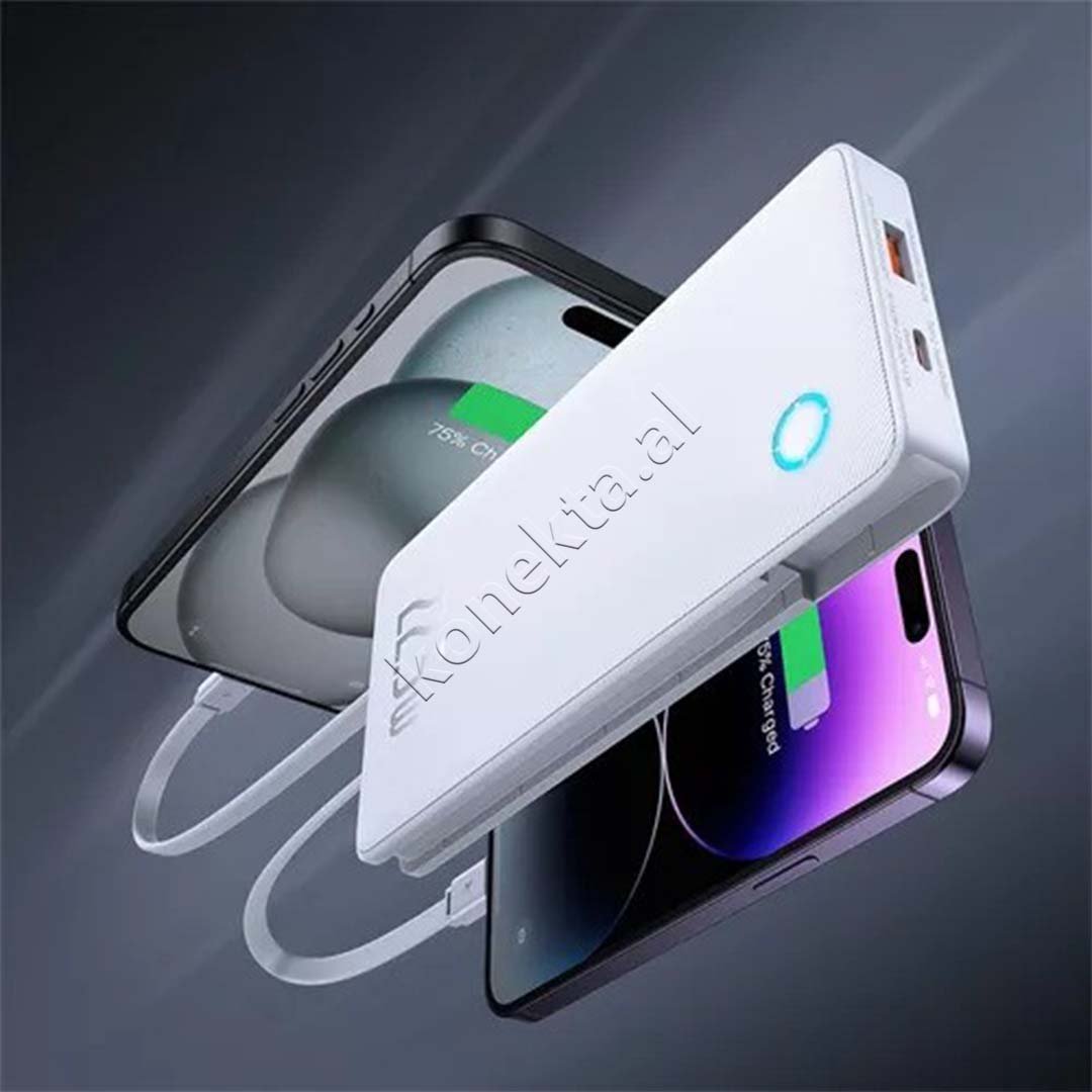 Baseus External Battery, 22.5W, 10000mAh, White - Thumbnail 5