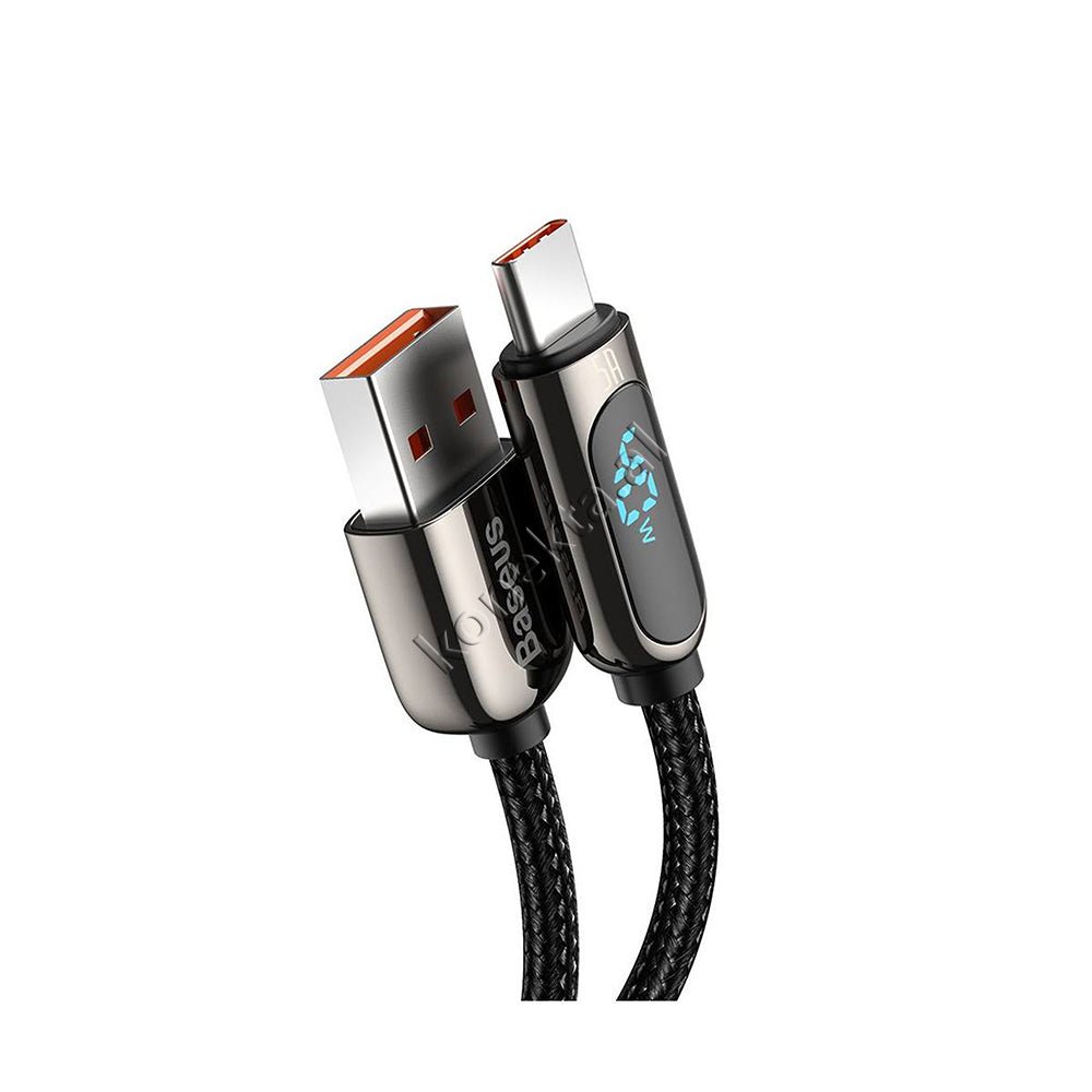 Baseus Fast Charge 5A Cable, 1m, Black - Thumbnail 3