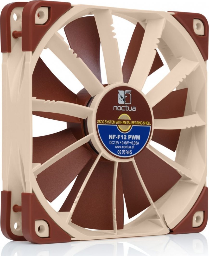 Noctua NF-F12 PWM Fan, 120 mm - Thumbnail 2