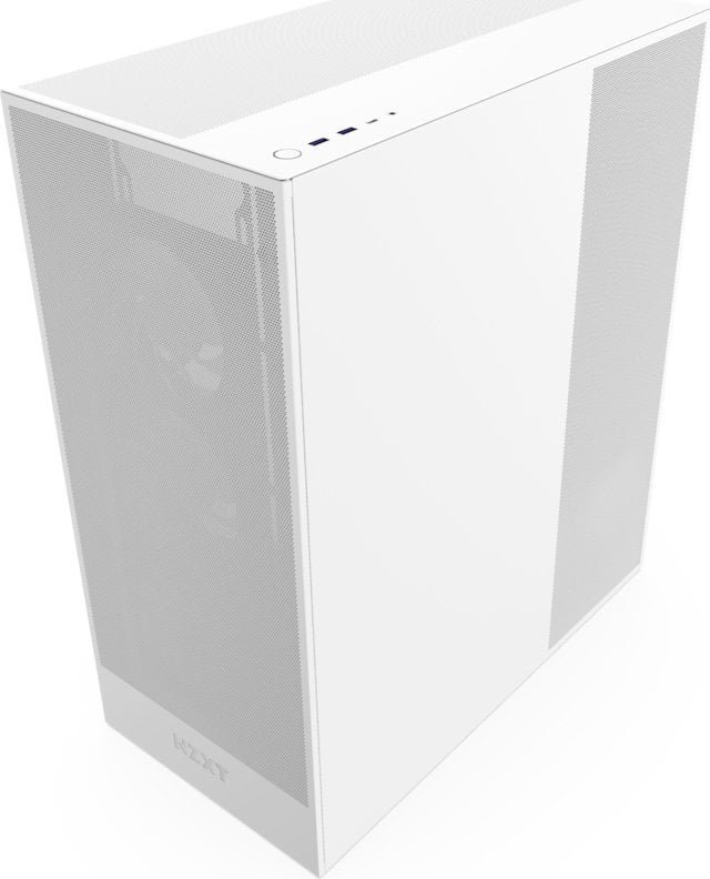 NZXT H7 Flow RGB Case, White, Midi Tower - Thumbnail 7